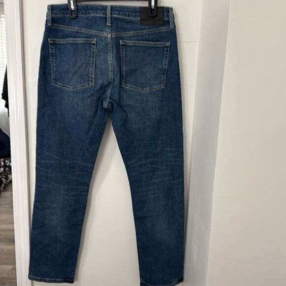 SUPERDRY DENIM BLUE JEANS MADE WITH ORGANIC COTTON SLIM STRAIGHT SIZE 34X32 - Picture 3 of 10